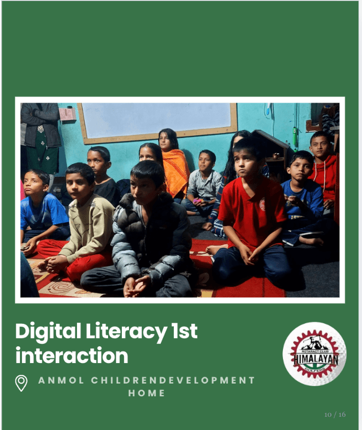 Digital Literacy Pilot Program: Project Commencement & Needs Assessment